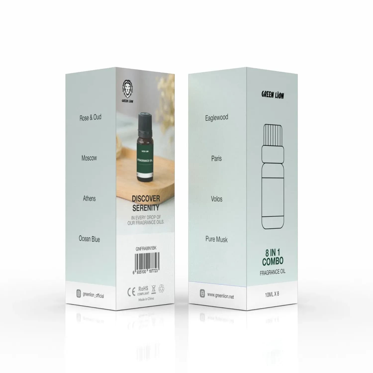 Green Lion Fragrance Set 8-in-1 Combo - Oil, Black 3