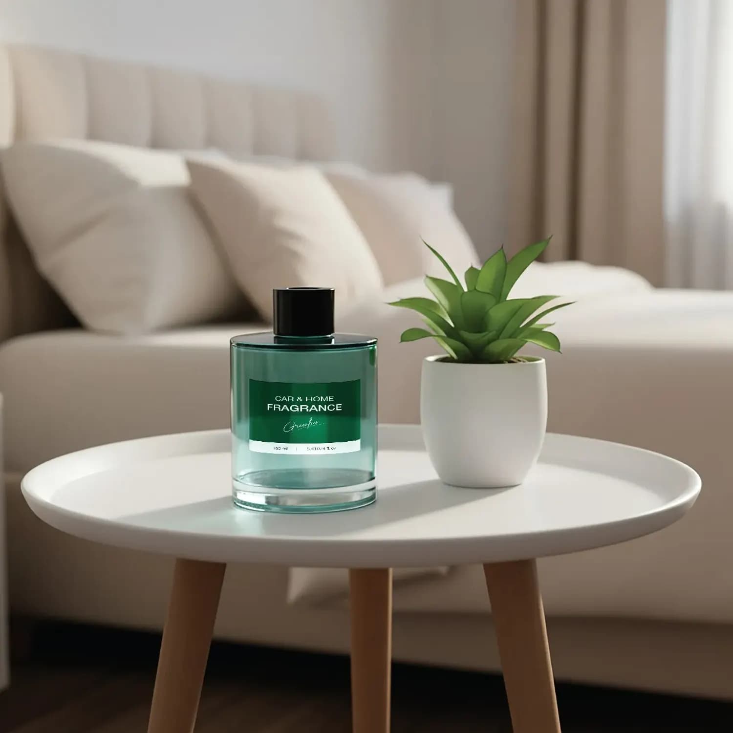 Green Lion Fragrance Diffuser - 130ml, Touch Control, Black 2