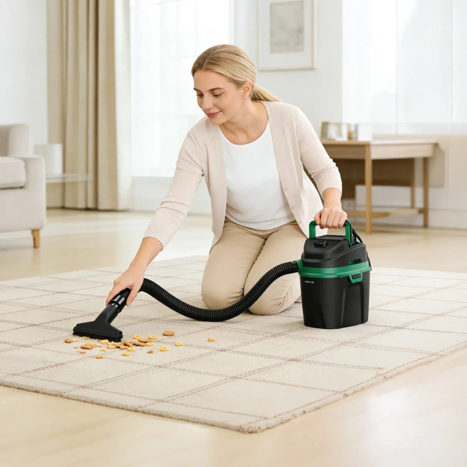 Green Lion Vacuum FORCE 6L - Wet & Dry, 600W, Black 2