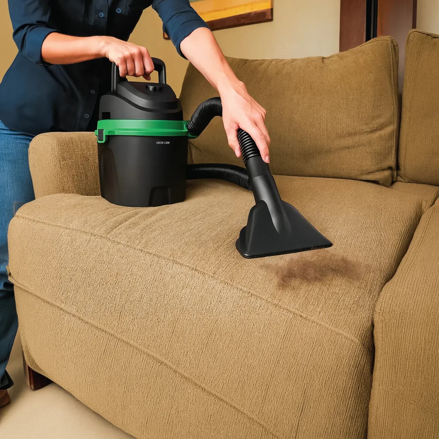 Green Lion Vacuum FORCE 6L - Wet & Dry, 600W, Black 3