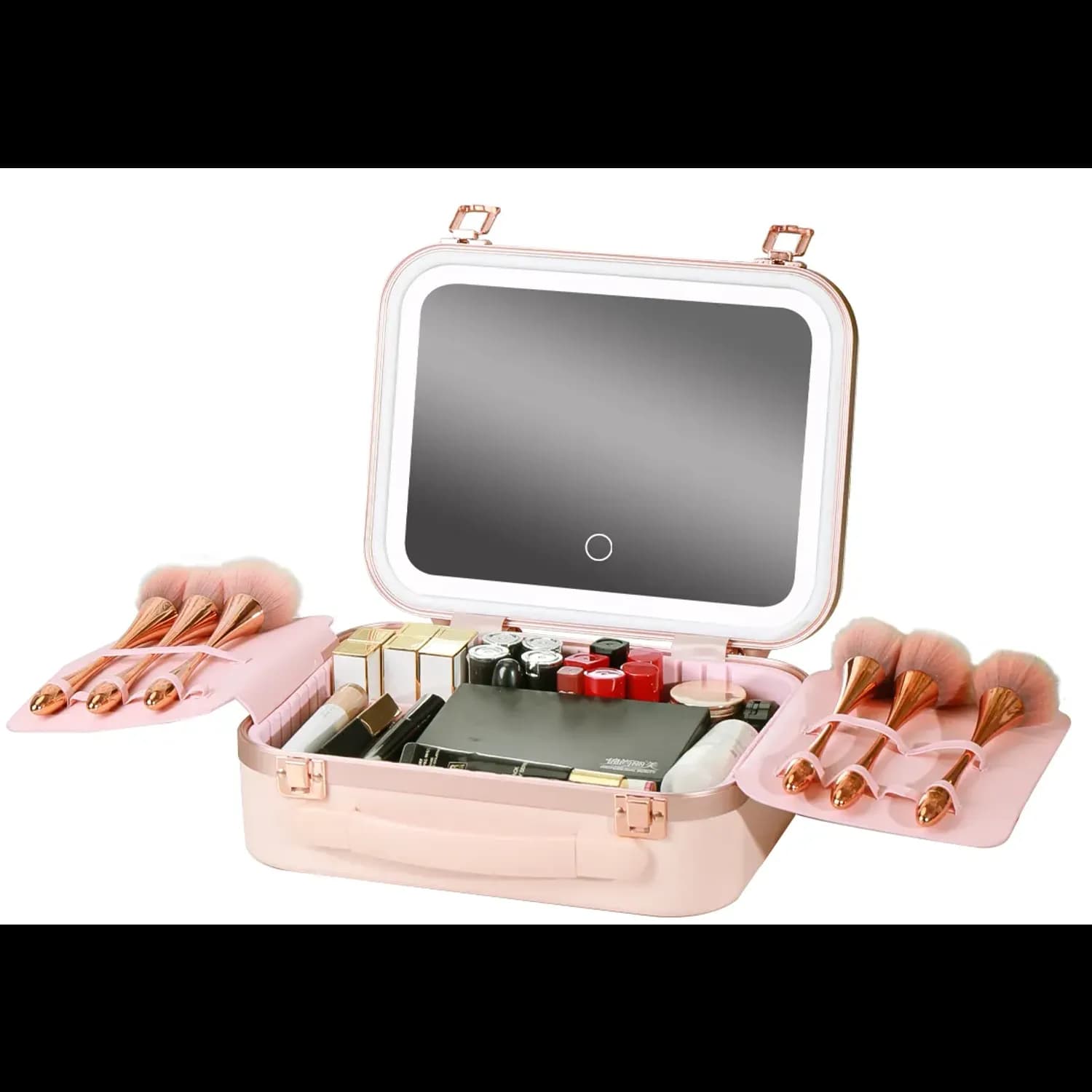 Green Lion Makeup Bag - Touch Control, 72 LEDs, Pink 2