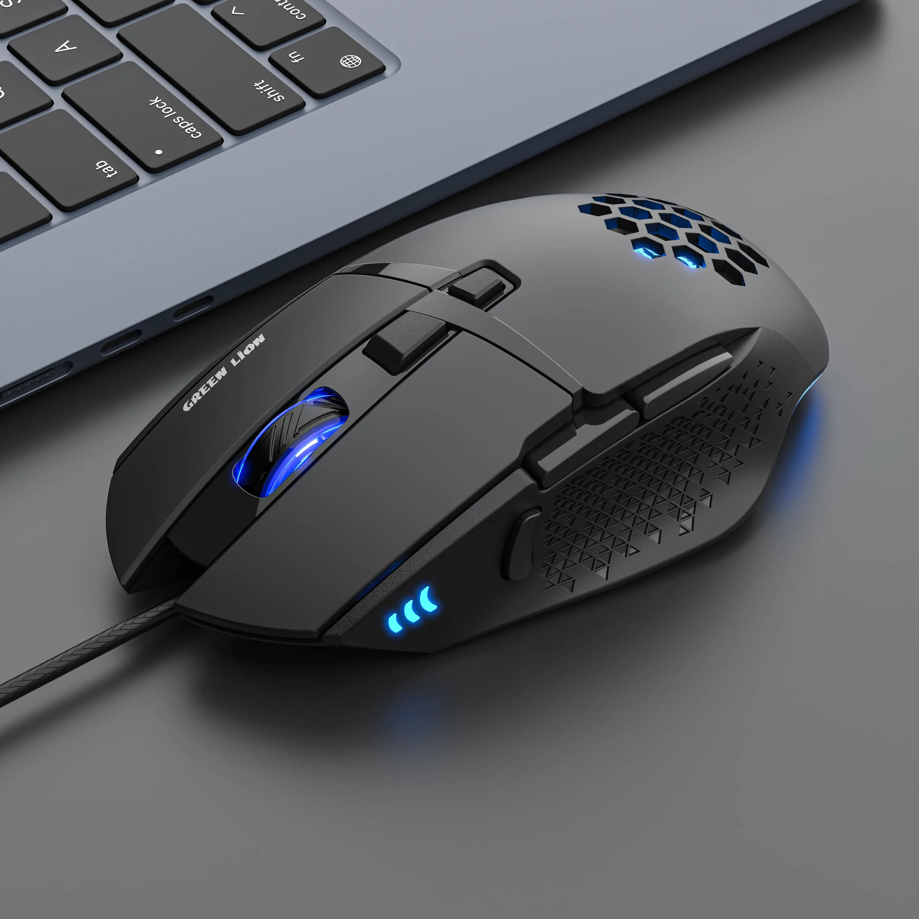 Green Lion G250 Gaming Mouse - Black 2