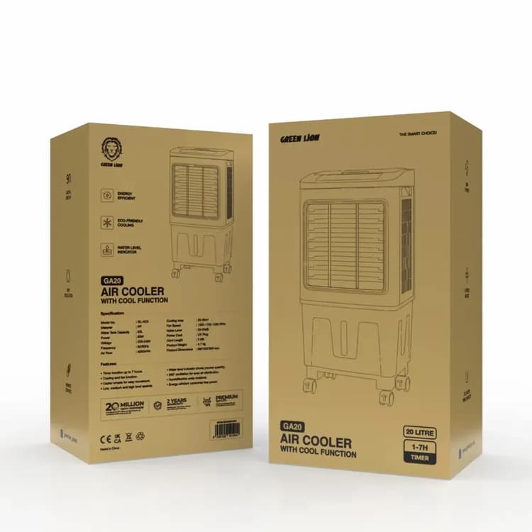 Green Lion Portable Air Conditioner - 20L Tank, White 2