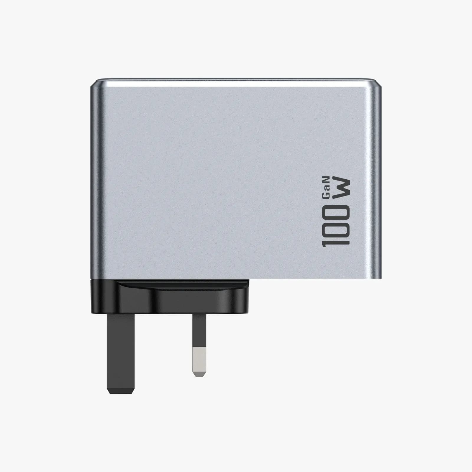 Green Lion GaN Premium UK Plug Wall Charger 100W - Gray 3