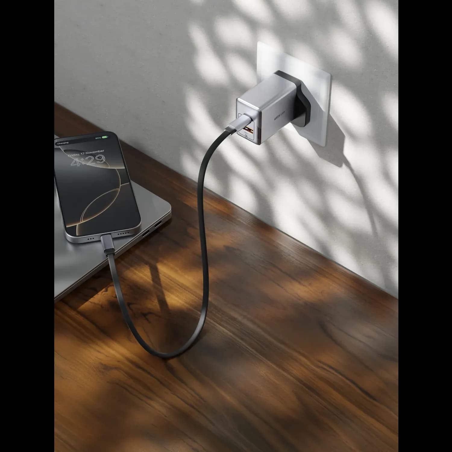 Green Lion GaNPremium Wall Charger - 35W PD, UK Plug 2