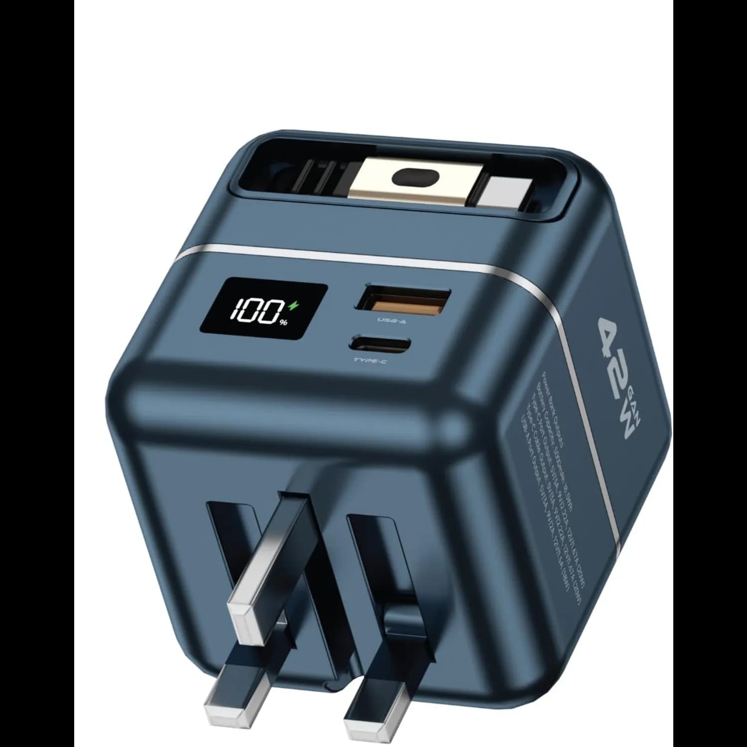 Green Lion 2-in-1 GaN Charger & Power Bank - 45W PD, 5000mAh, Gray 1 Green Lion 2-in-1 GaN Charger & Power Bank - 45W PD, 5000mAh, Gray 1