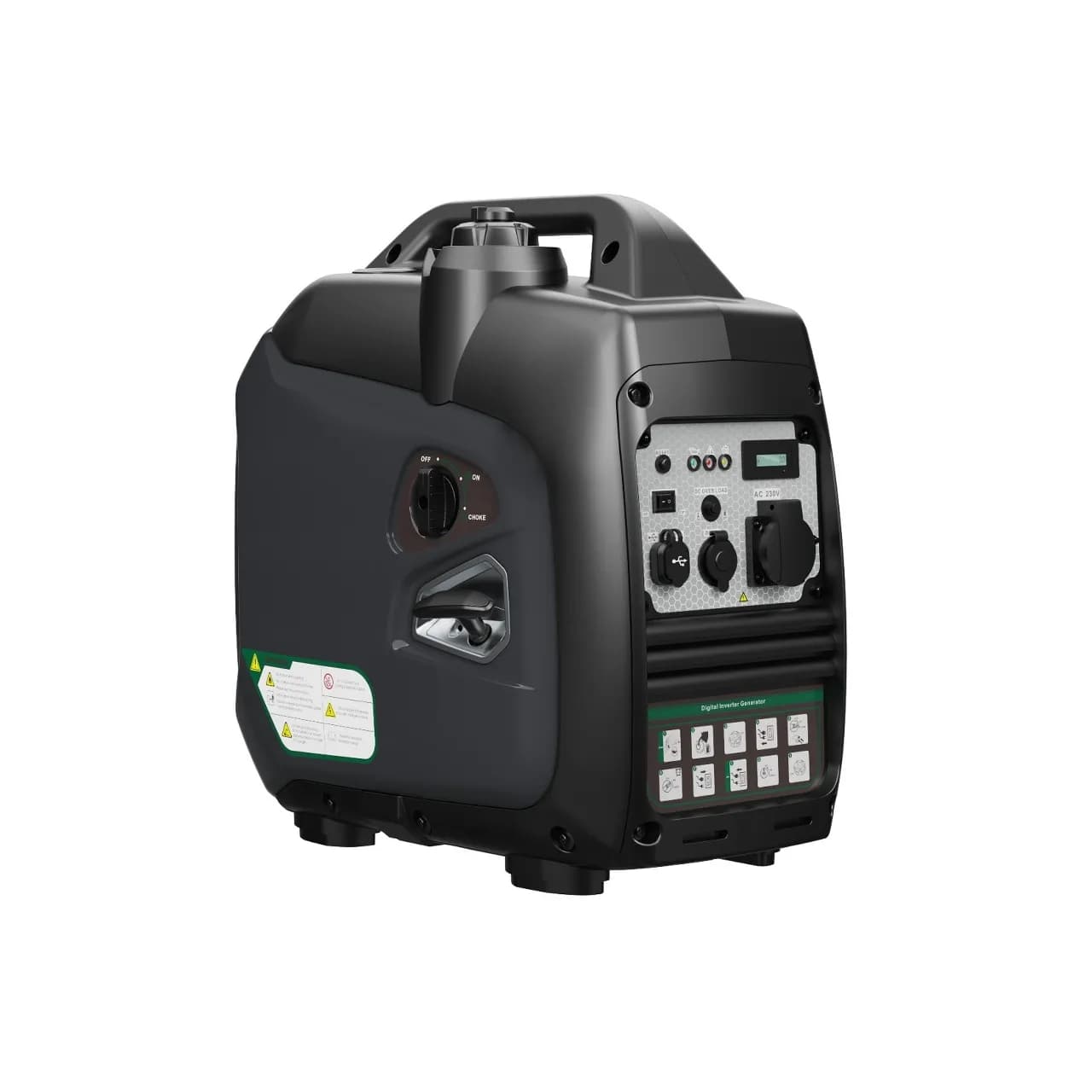 Green Lion Gasoline Inverter Generator GTR120 - Black 1 Green Lion Gasoline Inverter Generator GTR120 - Black 1