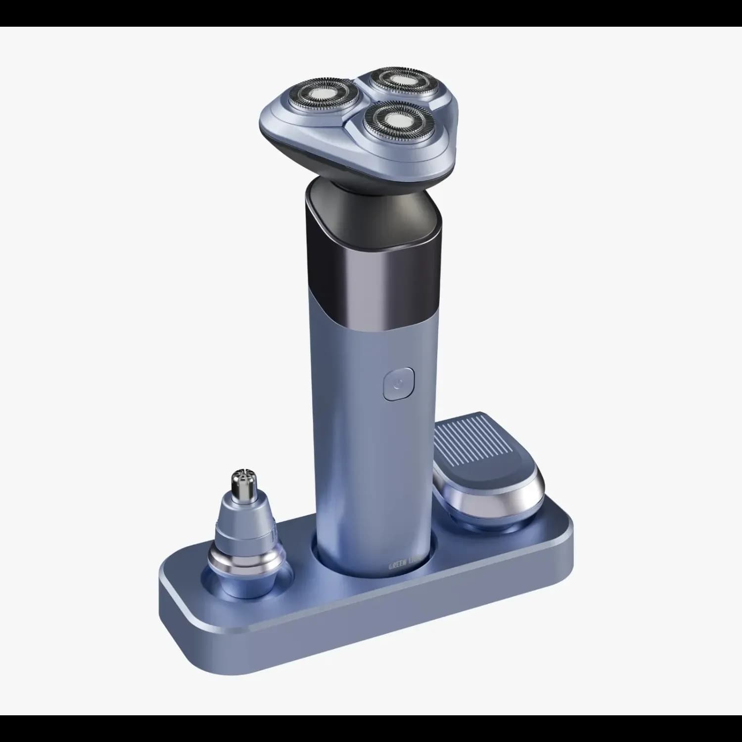 GREEN LION 3-in-1 Hair & Nose Trimmer - Waterproof, Grey GREEN LION 3-in-1 Hair & Nose Trimmer - Waterproof, Grey