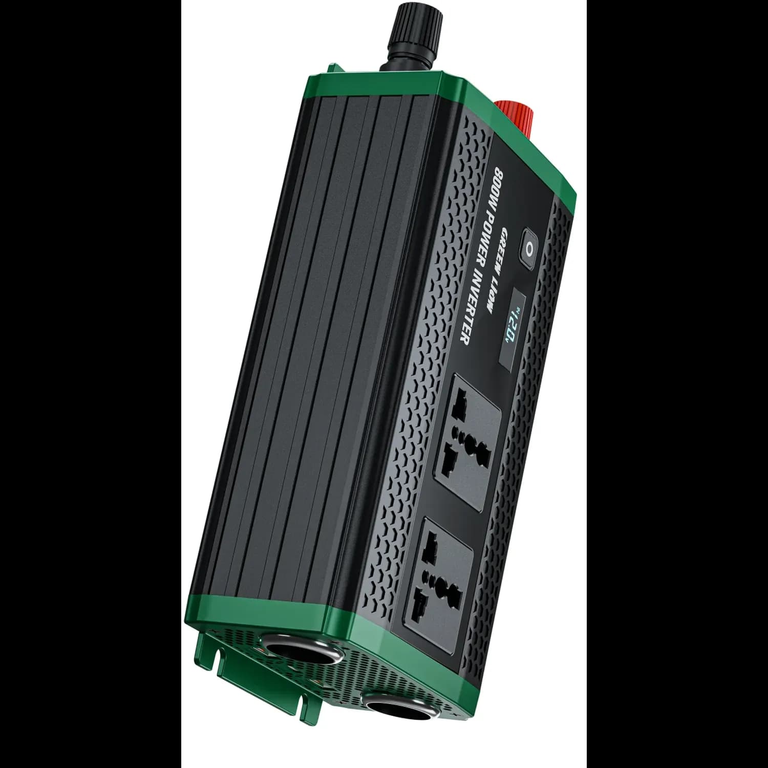 Green Lion Car Inverter GC-350 - 800W, 7-in-1 Power Adapter, Black 2
