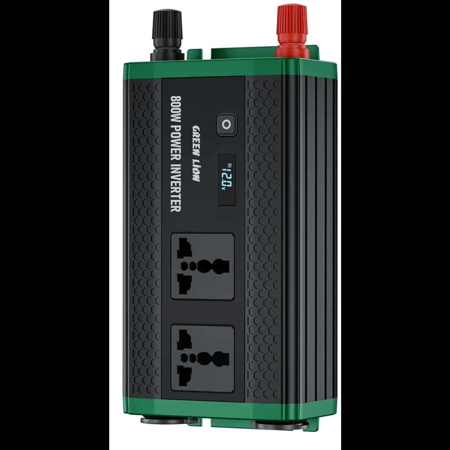 Green Lion Car Inverter GC-350 - 800W, 7-in-1 Power Adapter, Black 1