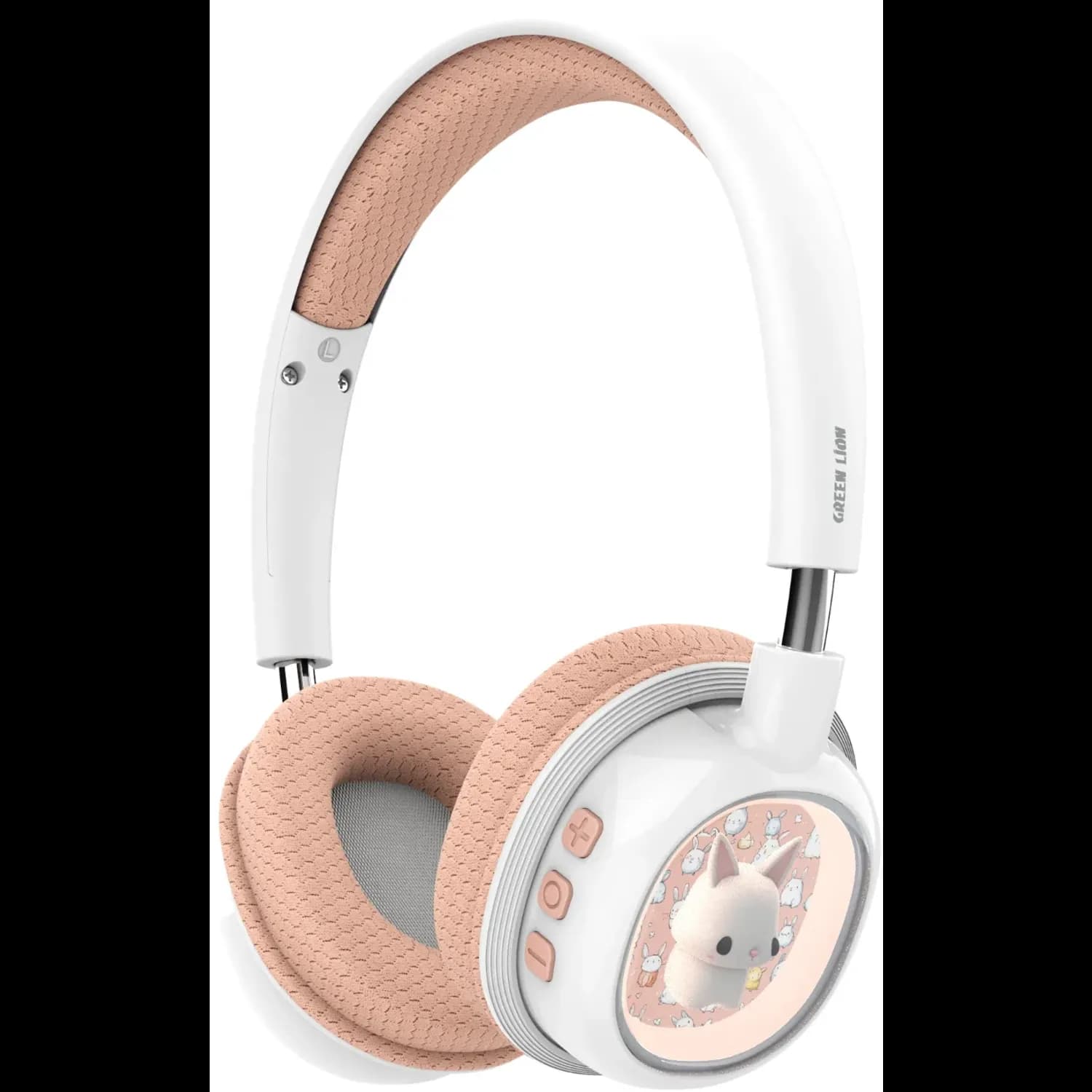Green Lion Wireless Headphones GK-600 - Kids, Pink 5