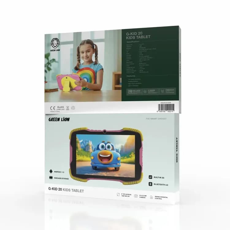 Green Lion Kids Tablet G-Kid 20 - 8 Inch IPS, 64GB, Pink 2
