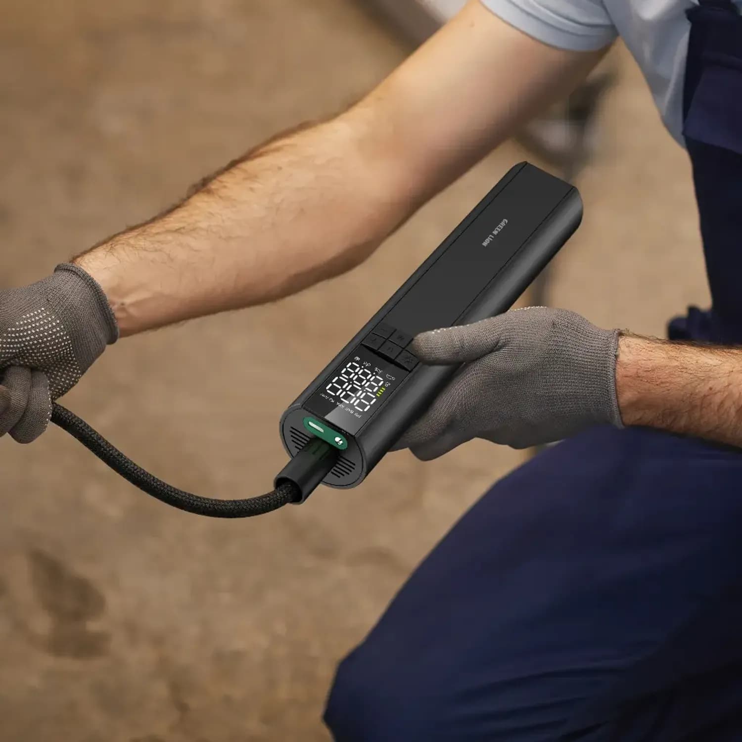 Green Lion Tire Inflator GL-A3 - 150 PSI, Black 2