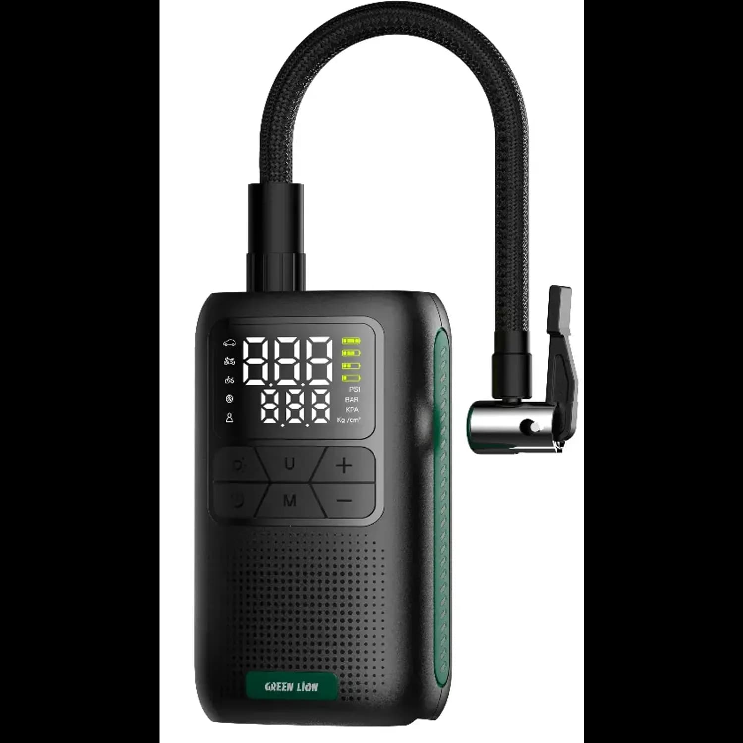 Green Lion Tire Inflator GL-A4 - 150 PSI, Black 1 Green Lion Tire Inflator GL-A4 - 150 PSI, Black 1
