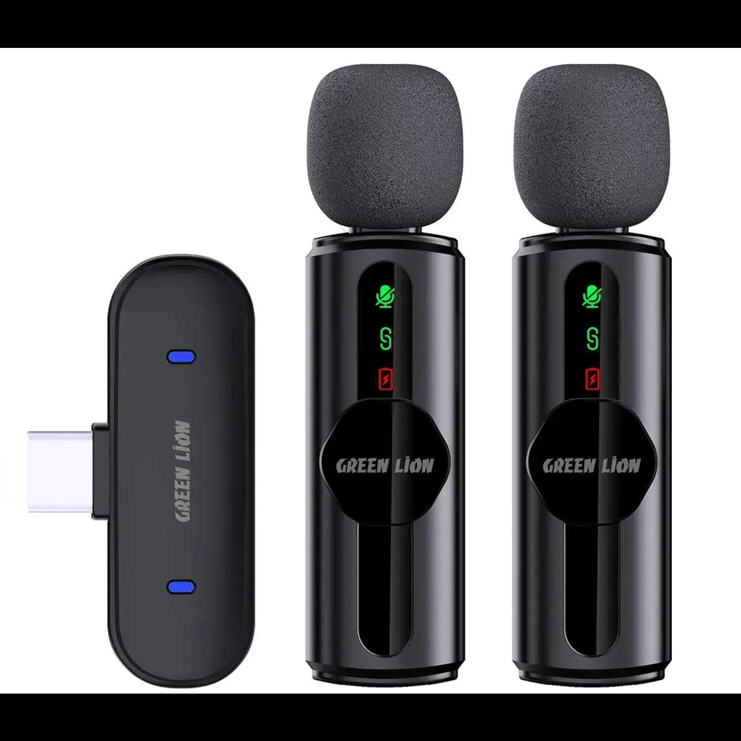 Green Lion Dual Microphone GM-76X 3-in-1 - Bluetooth, Black 1