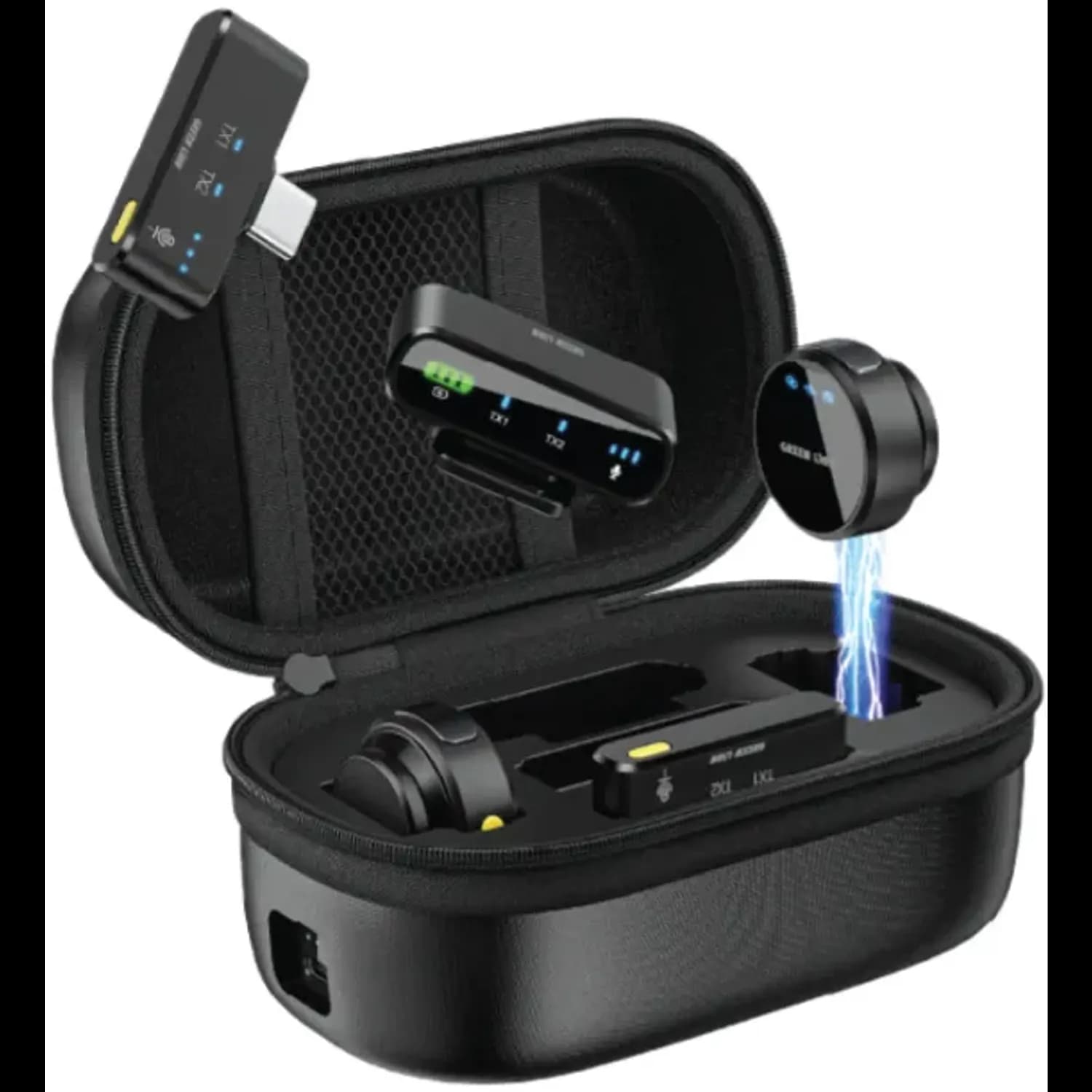 Green Lion Wireless Microphone GM-85X - 3-in-1, LED Display, Black 2