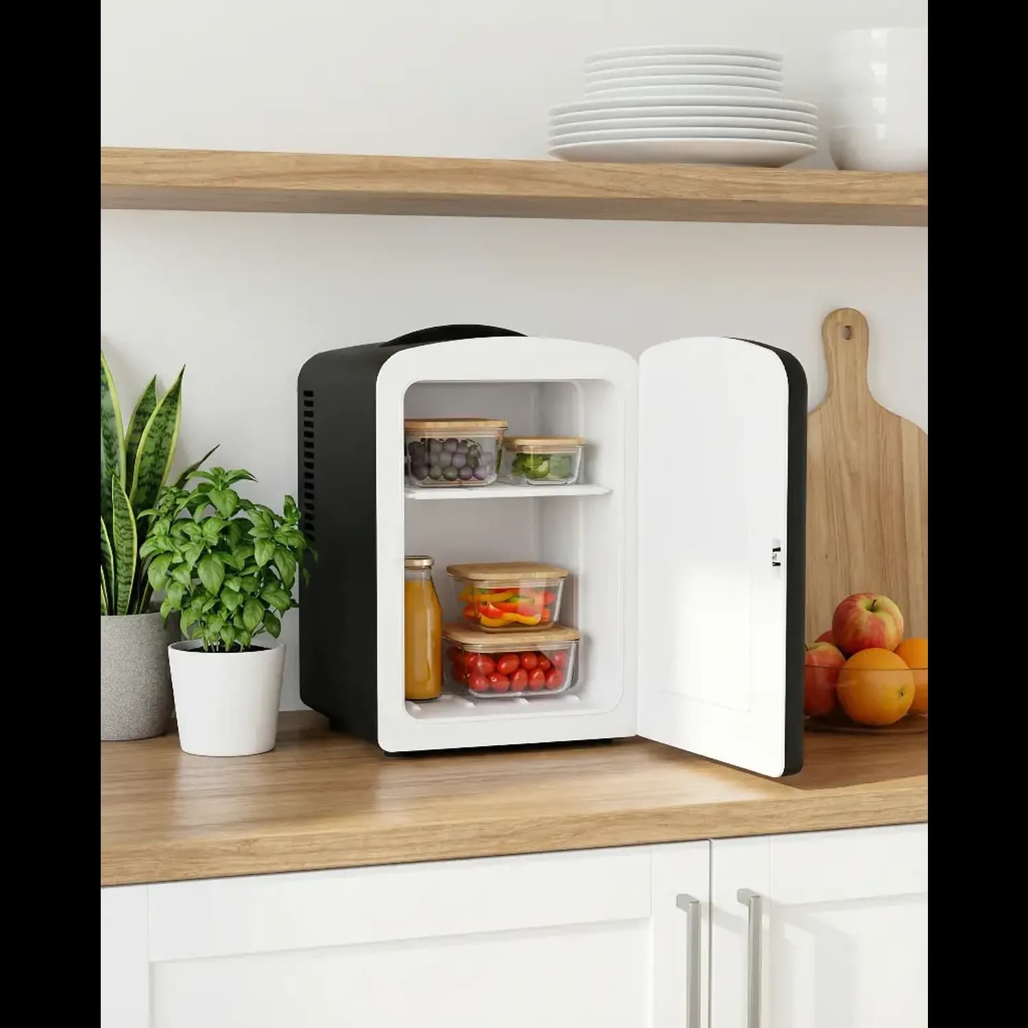 Green Lion Mini Fridge GMF-75 - Black 2