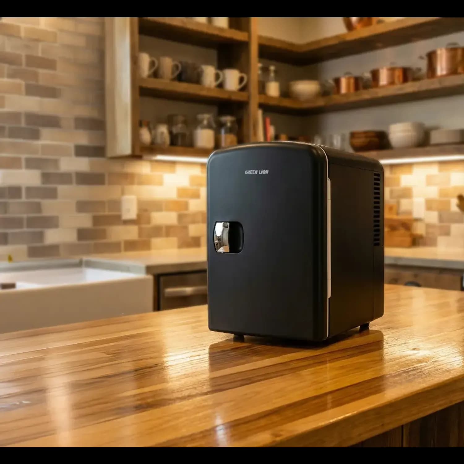 Green Lion Mini Fridge GMF-75 - Black 3