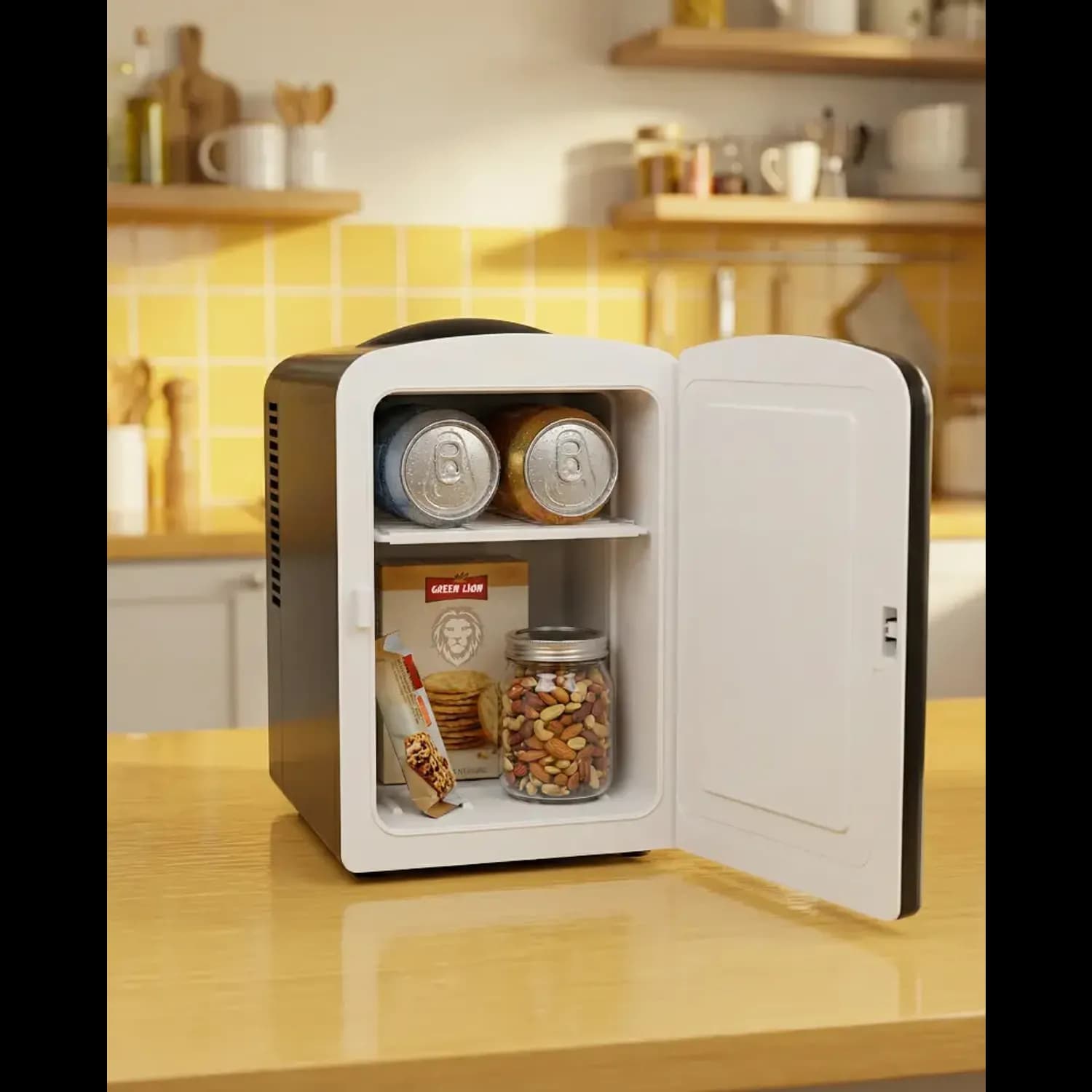 Green Lion Mini Fridge GMF-75 - Black 5