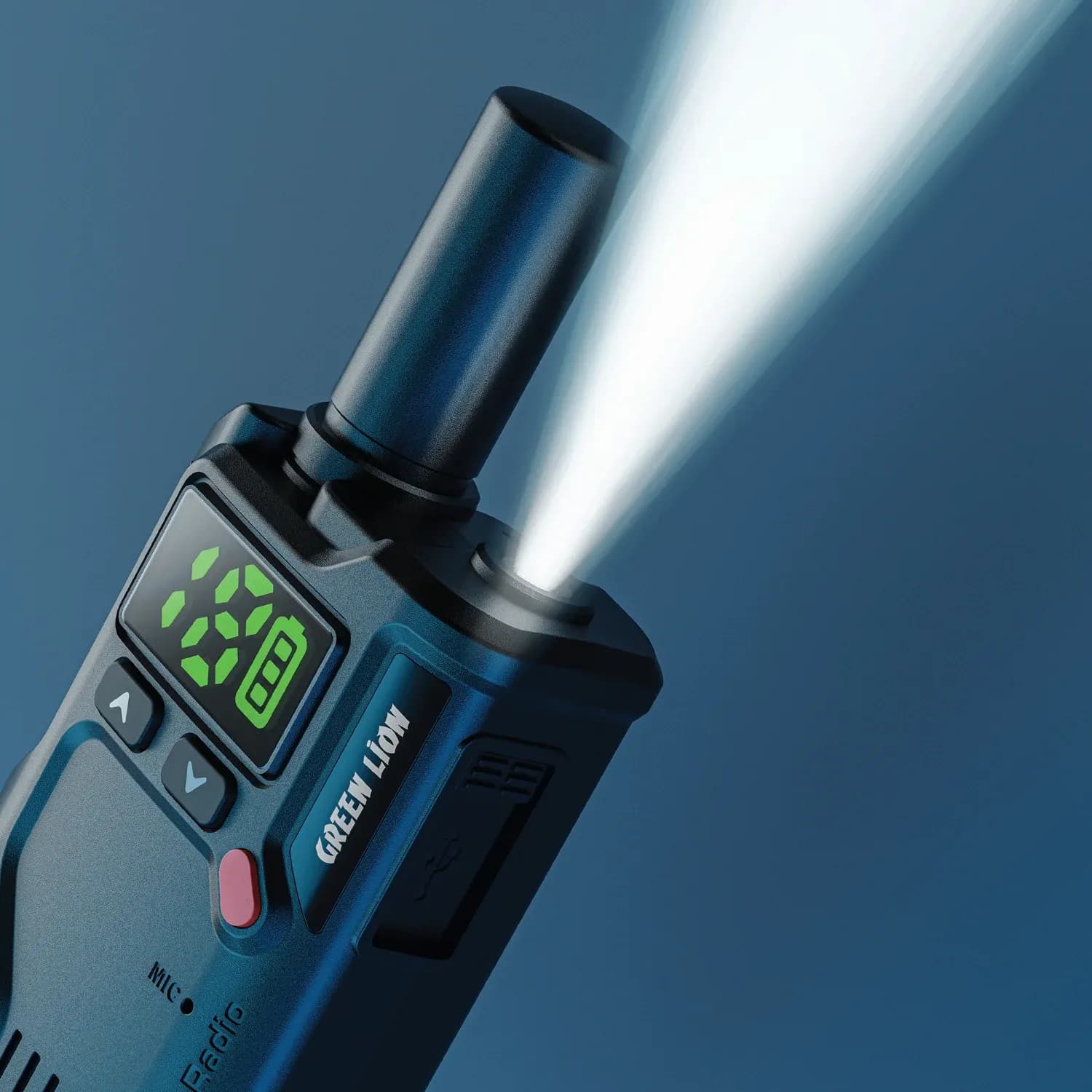 Green Lion Walkie Talkie GPX600 - 446 MHz PMR, Black 3