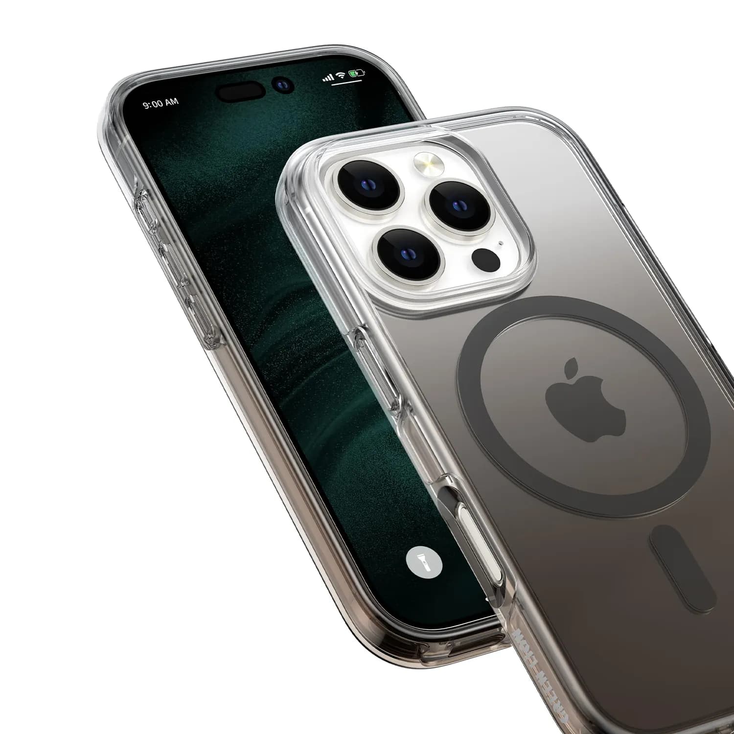 Green Lion iPhone 16 Pro Case - Gradient, MagSafe, Black 3