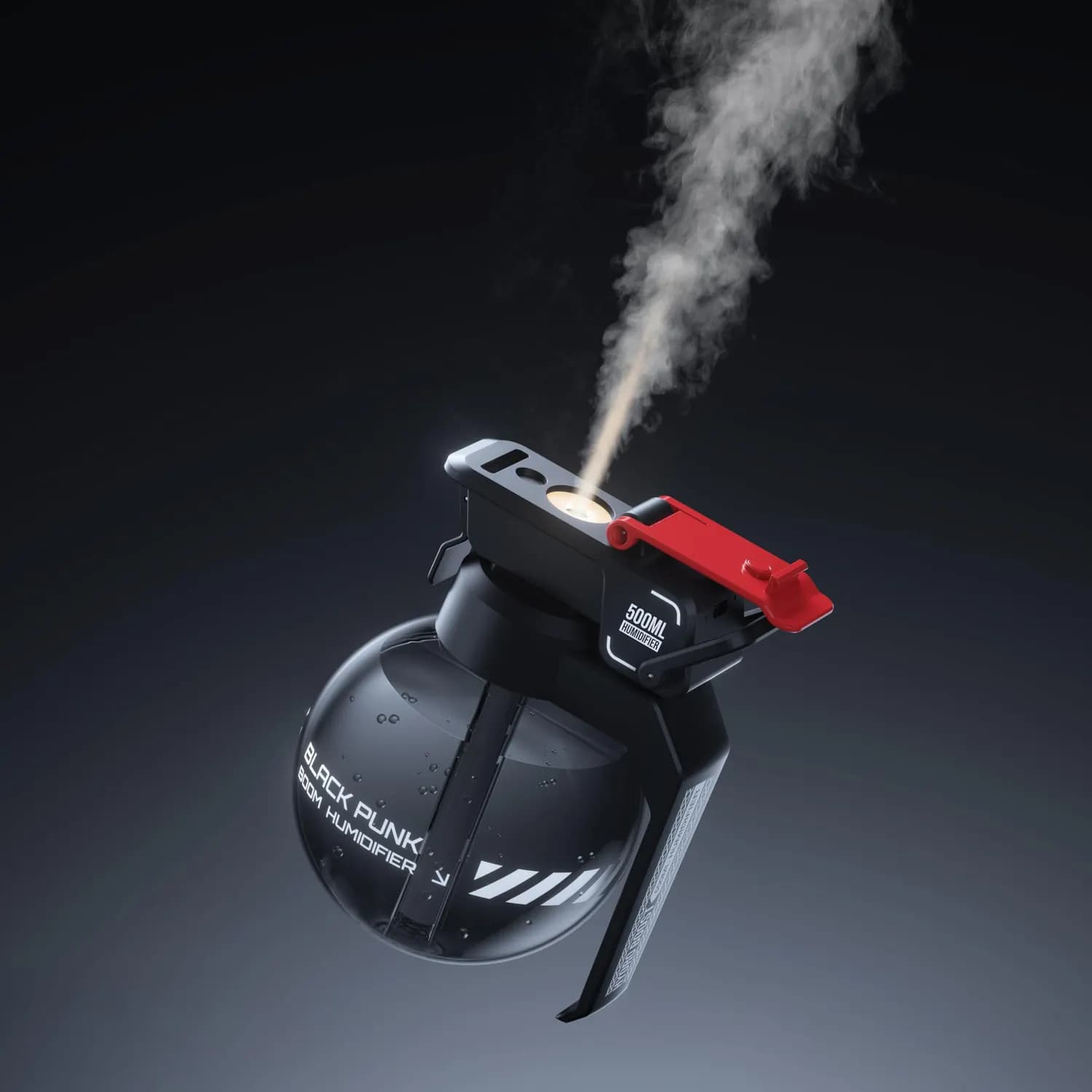 Green Lion Humidifier - 500mL, Dual Mist, Black 4