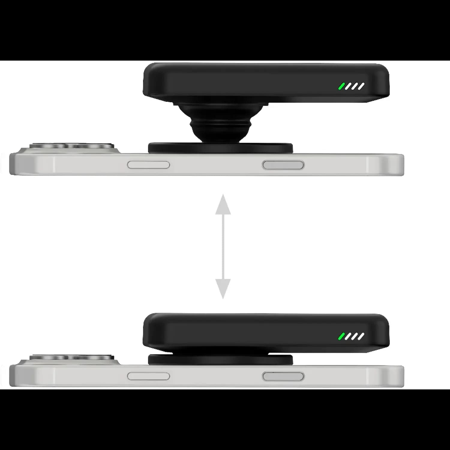 Green Lion Power Bank Grip Mag - 5000mAh, Black 4