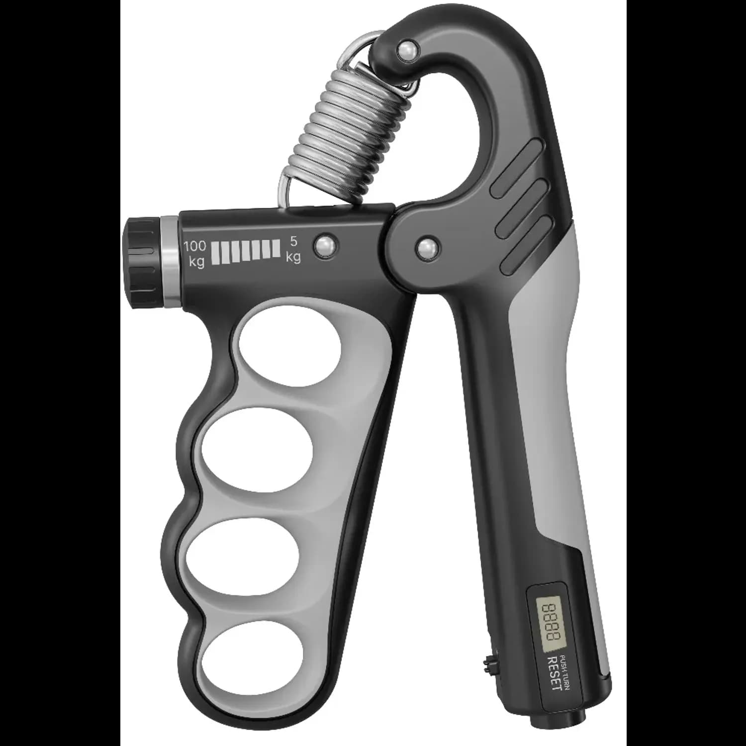 Green Lion Hand Grip Strengthener - Adjustable 5-100kg, Black 1