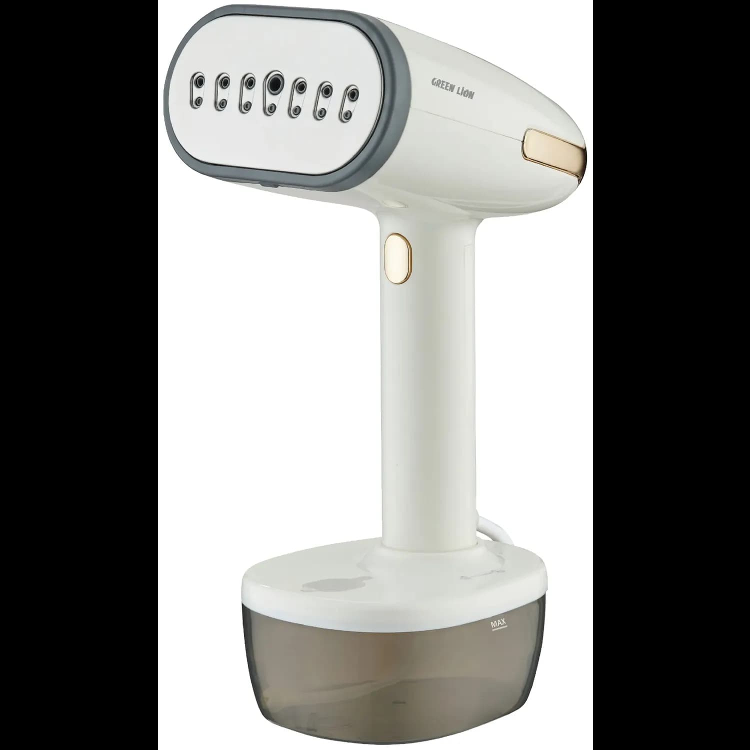 Green Lion Garment Steamer - 1800W, 2.5L, Beige — Black 2