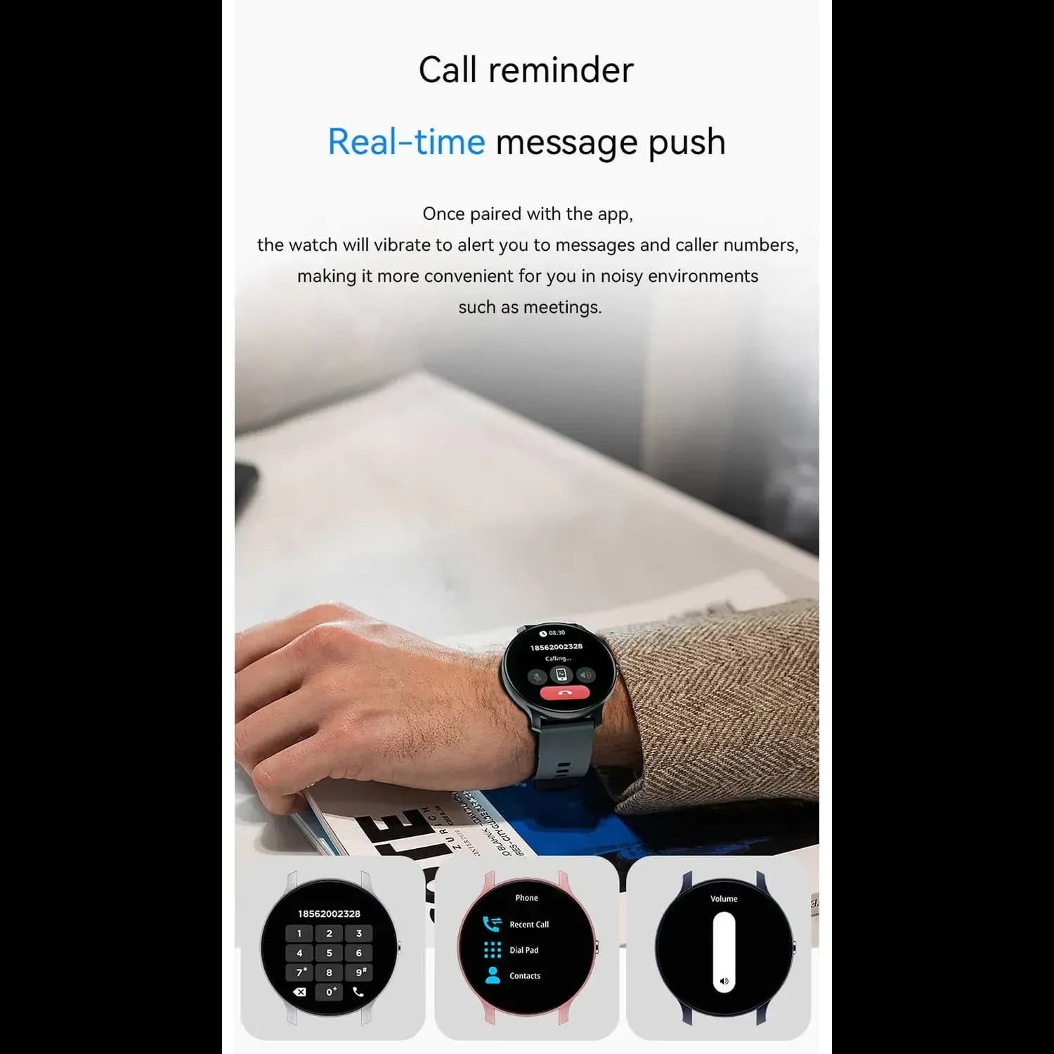 Green Lion Smart Watch GT-FIT - Lightweight, Black 5