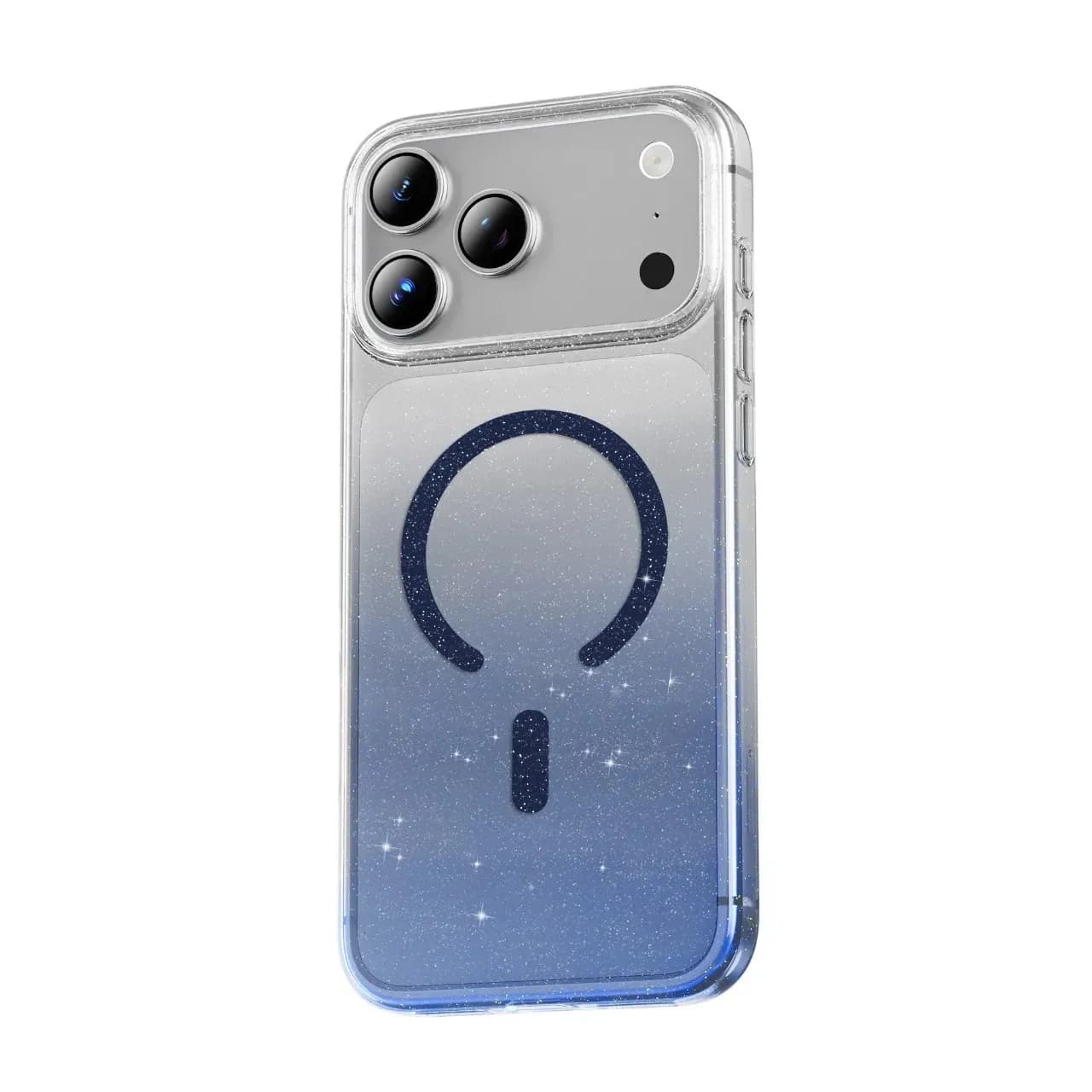 Green Lion Glitter MagSafe Case for iPhone 17 Pro Max - Blue 1 Green Lion Glitter MagSafe Case for iPhone 17 Pro Max - Blue 1