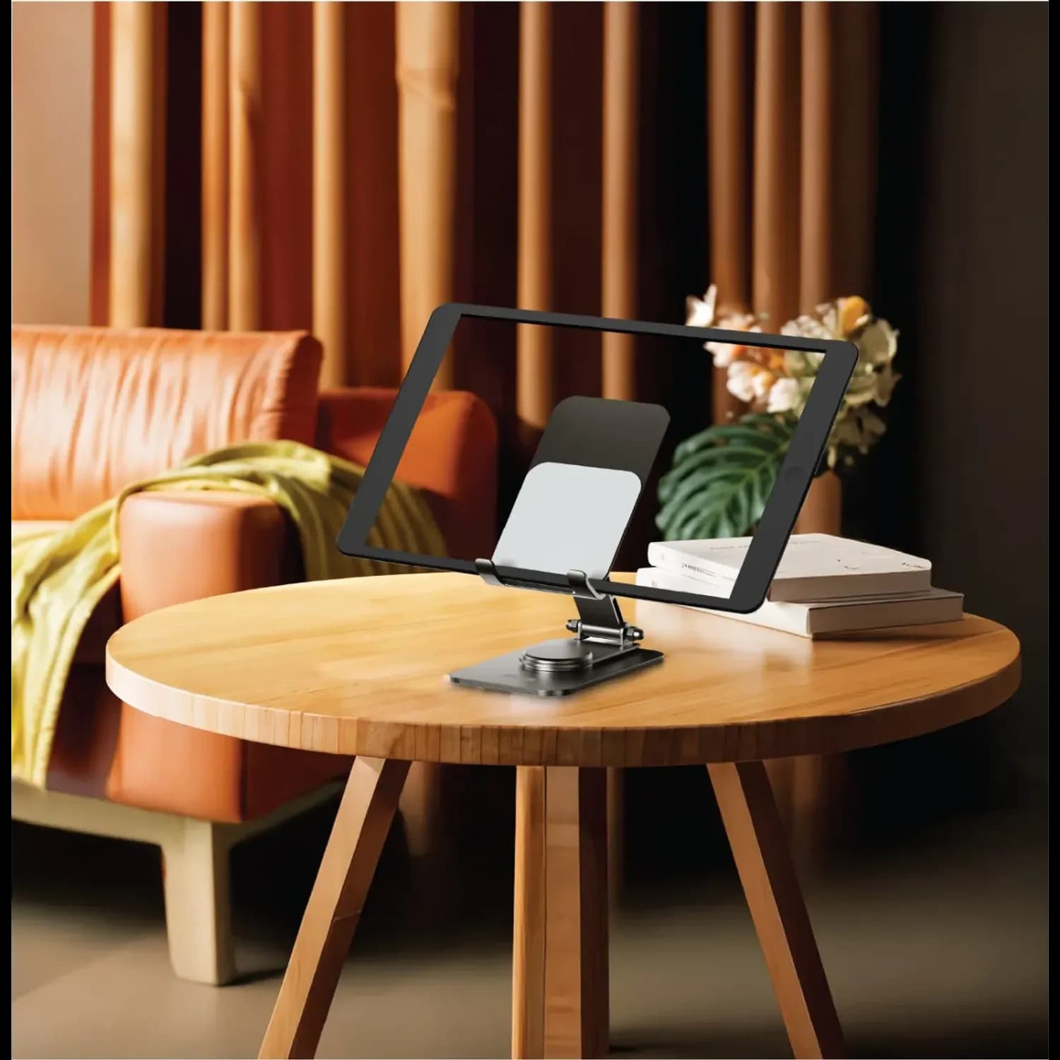 Green Lion Phone & Tablet Holder M5 - Foldable, 360° Rotation, Black 3
