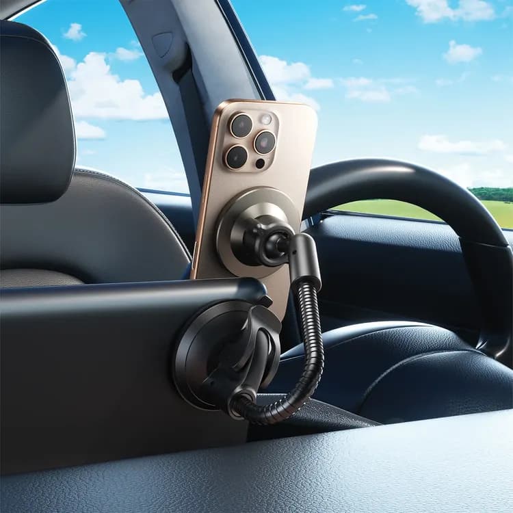 Green Lion Car Phone Holder GX-65 - Flexible Arm, Black 3