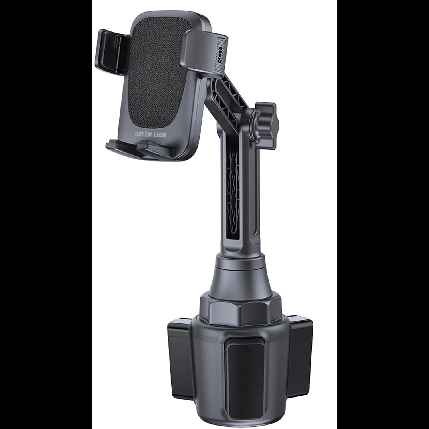 Green Lion Car Phone Mount GX-72 - Adjustable Cup Holder, Black 1