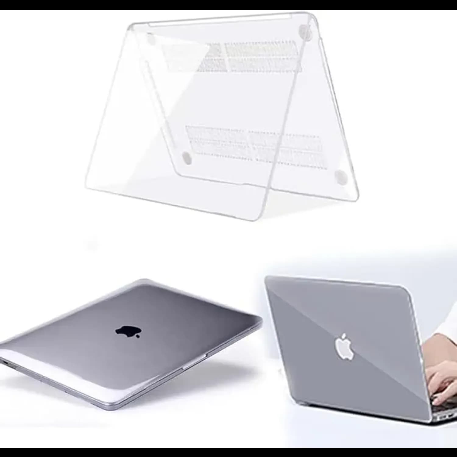 Green Lion Hard Shell Case MacBook Air 15" 2023 M2 - Slim, Clear 1