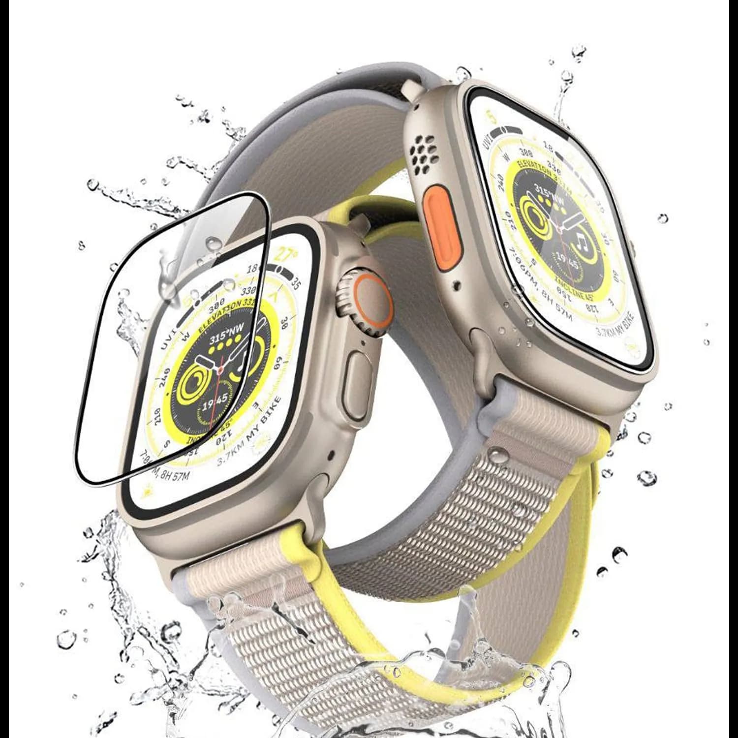 Green Lion Screen Protector for Apple Watch 49mm Ultra Pro HD Glass 49mm - Clear 1