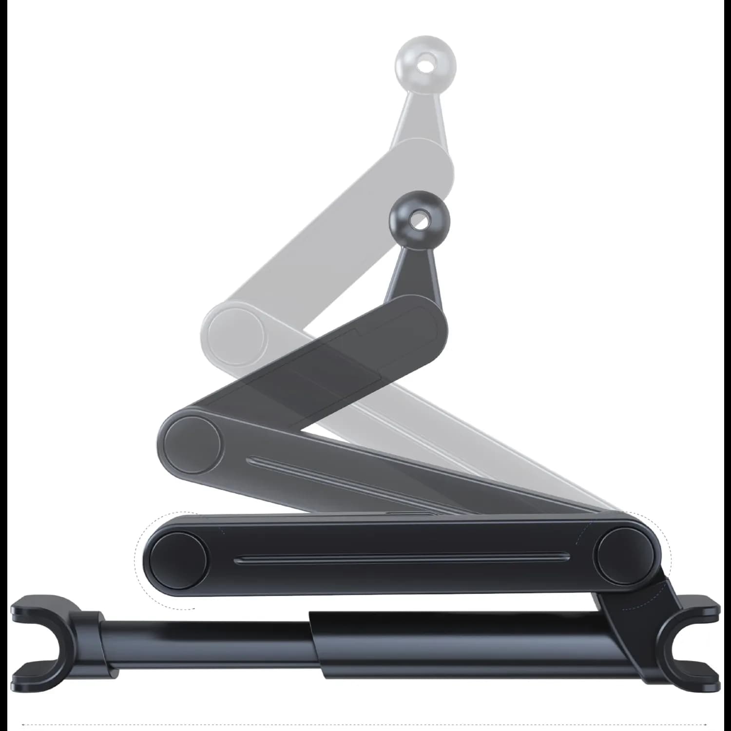 Green Lion Car Headrest Mount - Adjustable 5"–13", Black 4