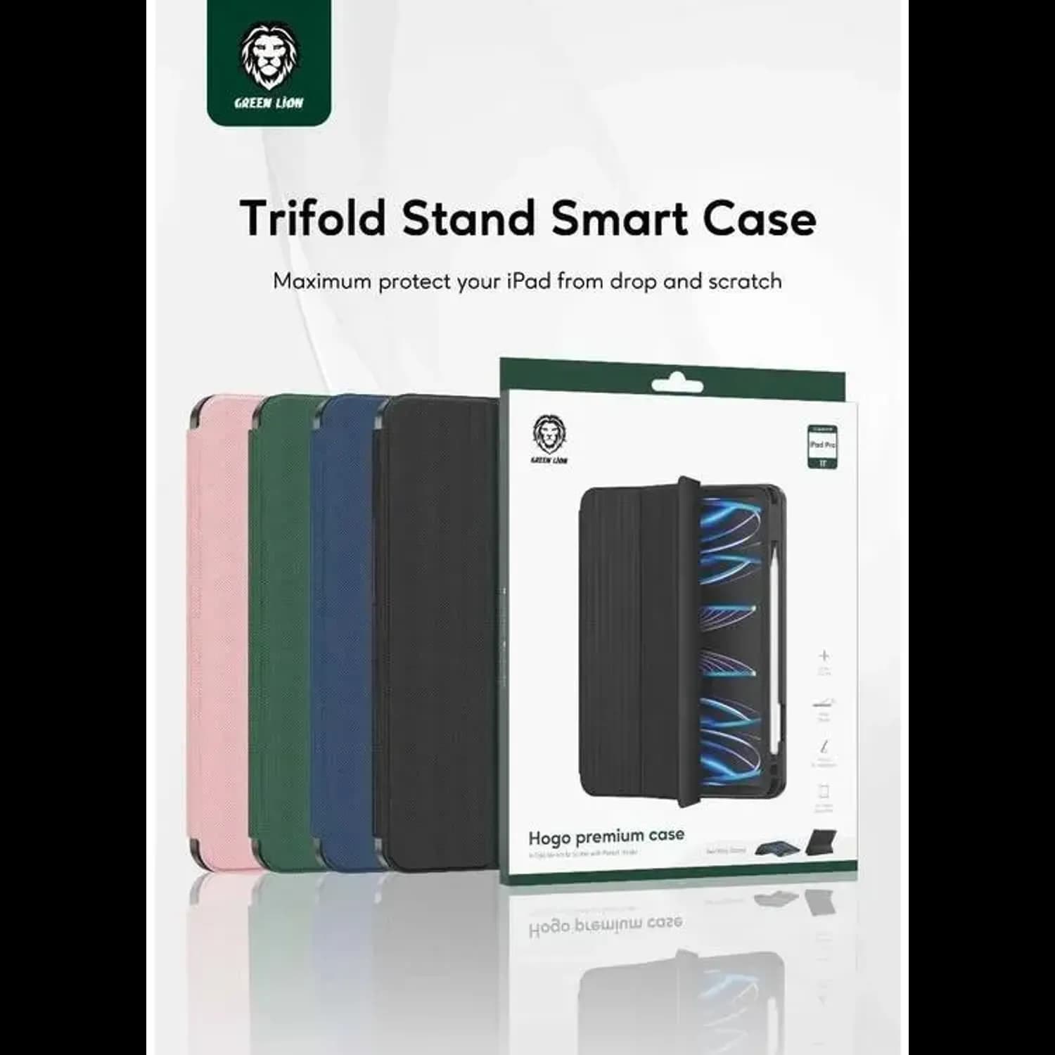Green Lion Premium Case - Pencil Holder, Pink — Pink 3