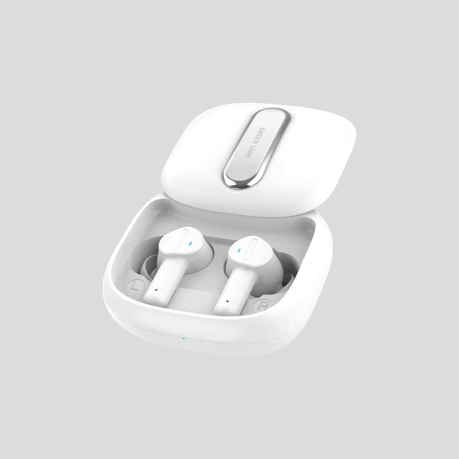 Green Lion Harmonic True Wireless Earbuds - White 1