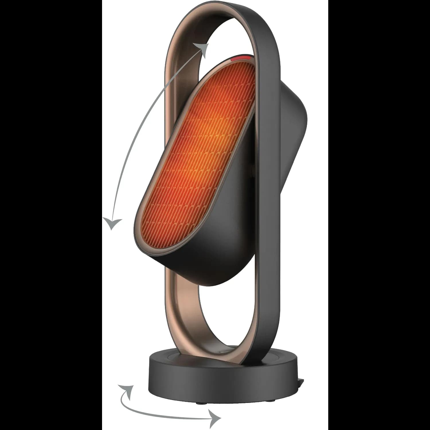 Green Lion Fan Heater - 1500W, Remote, Black 1