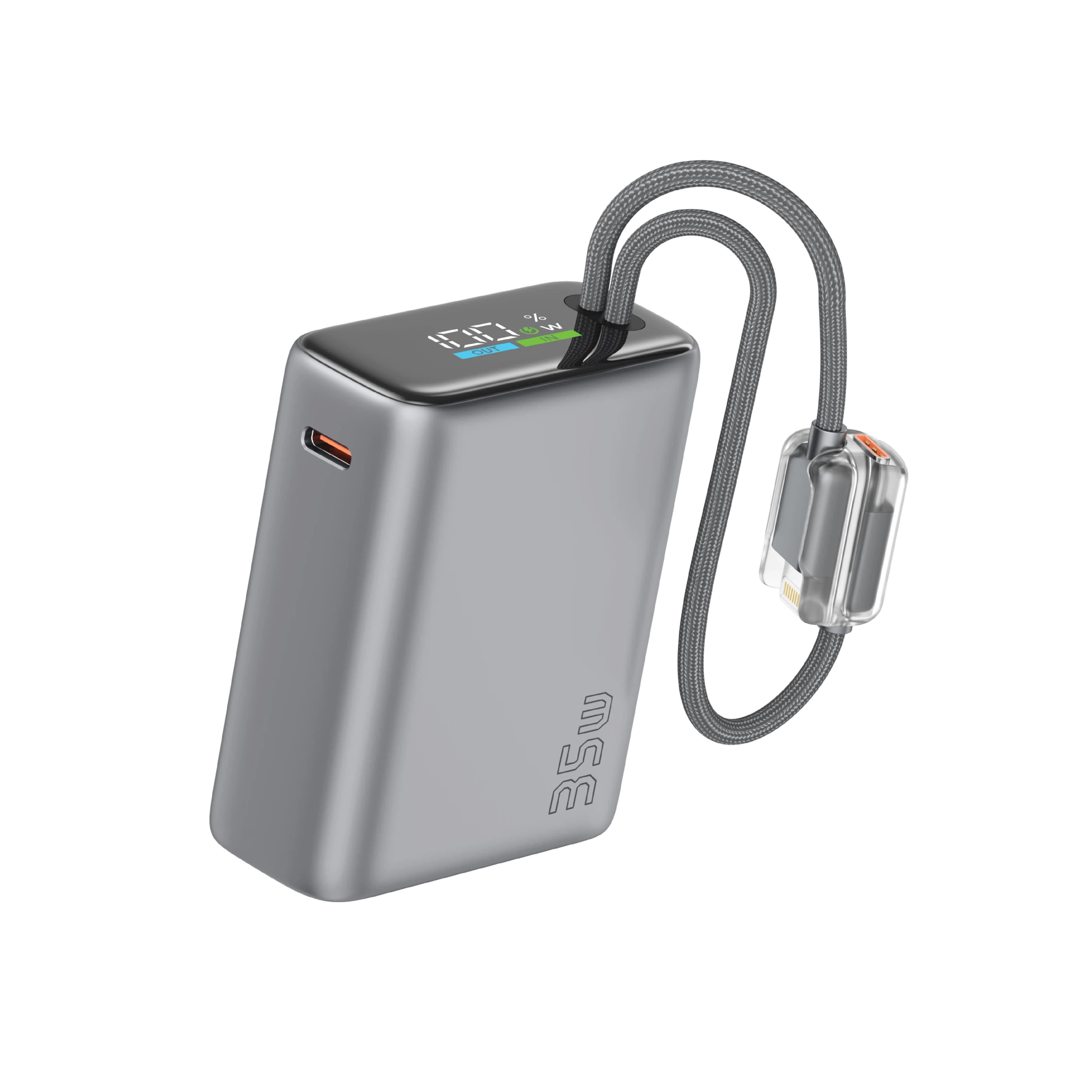 Green Lion Power Bank IBIZA GNIBPXA4P10GY - 10000mAh 35W, Grey 1 Green Lion Power Bank IBIZA GNIBPXA4P10GY - 10000mAh 35W, Grey 1