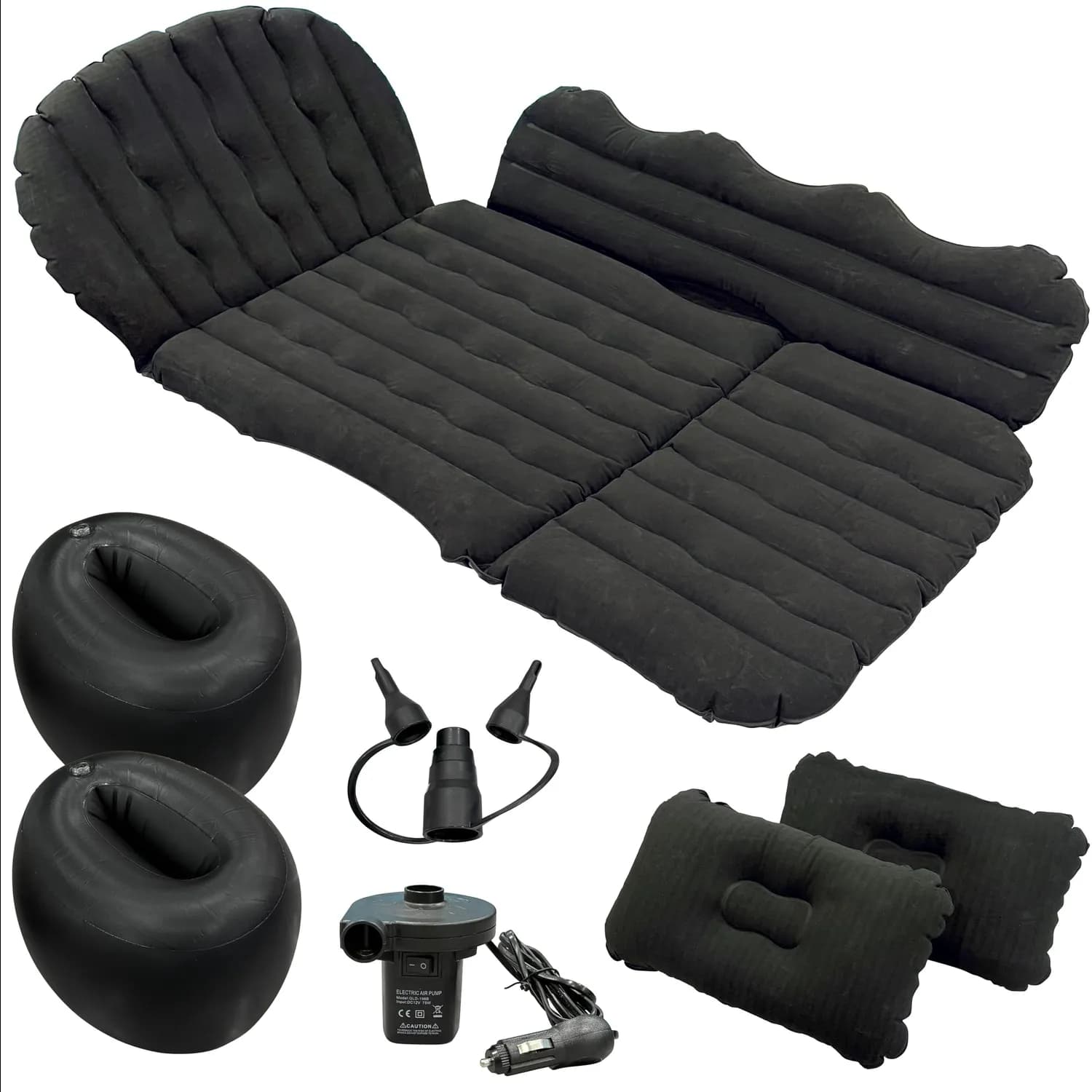 Green Lion Inflatable Mattress - Fast Inflation, Black 1