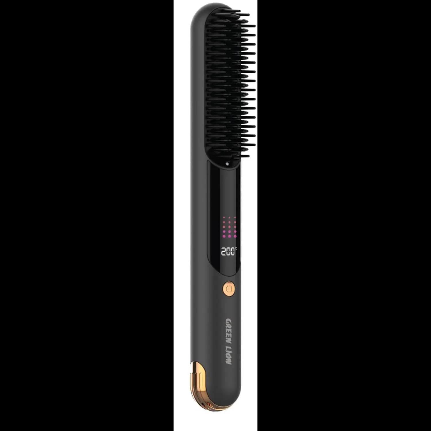 Green Lion Infrared Hair Comb - Ceramic Coating, Black 3