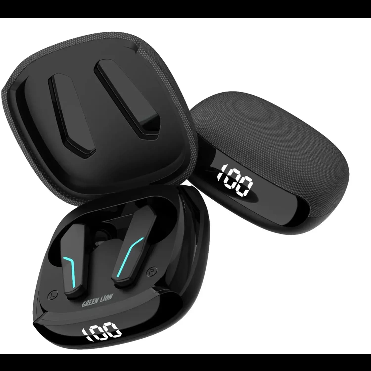 Green Lion True Wireless Earbuds Interlaken GNINLKTWS - Bluetooth 5.4, Black 1 Green Lion True Wireless Earbuds Interlaken GNINLKTWS - Bluetooth 5.4, Black 1