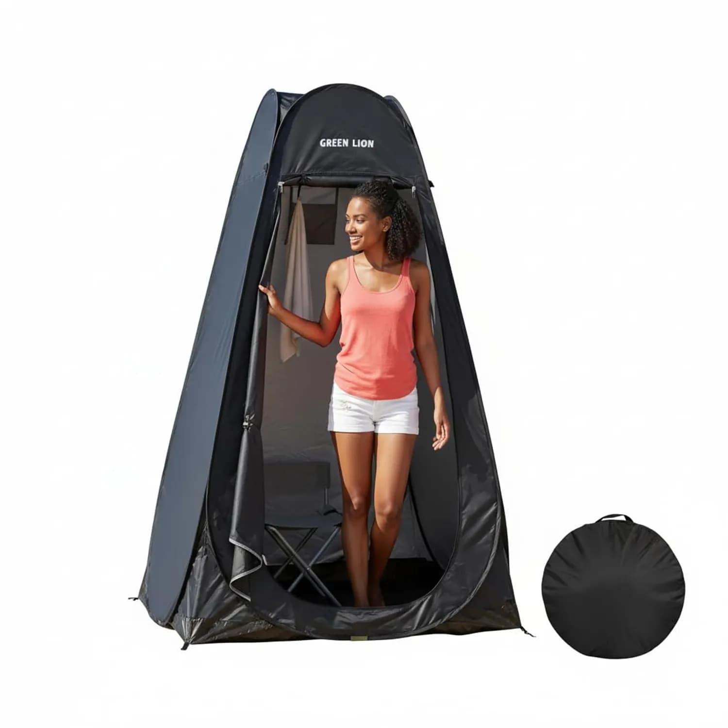 Green Lion Privacy Tent - Instant Setup, 20L Water Bucket 4