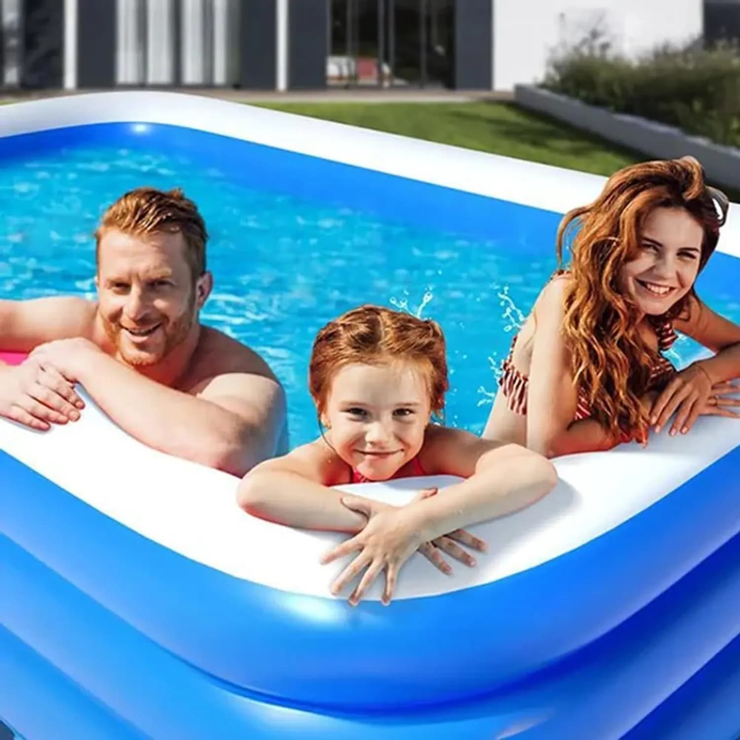 Green Lion Inflatable Swimming Pool - 880L, Blue 2