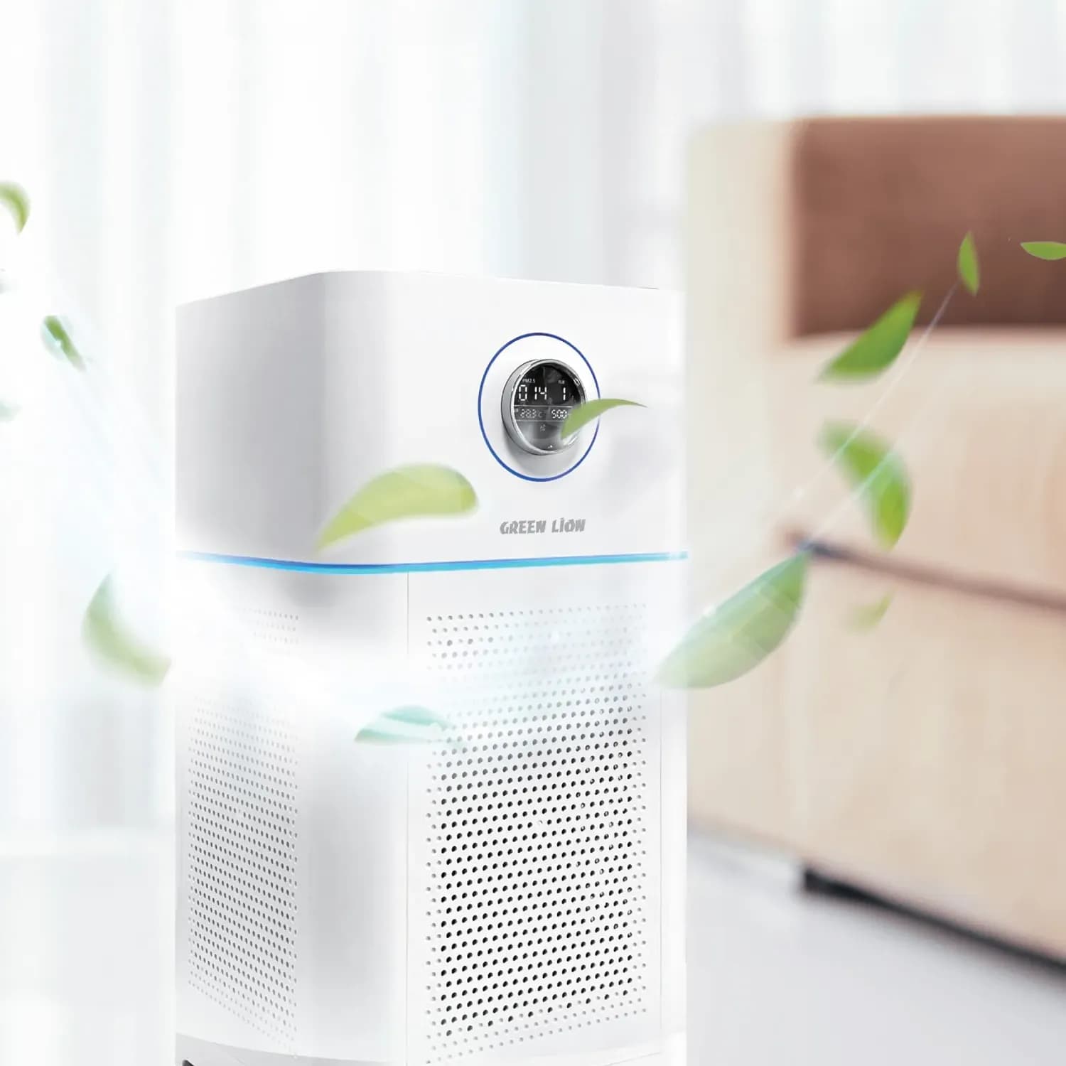 Green Lion Air Purifier Pro - UV Sterilize, White 2