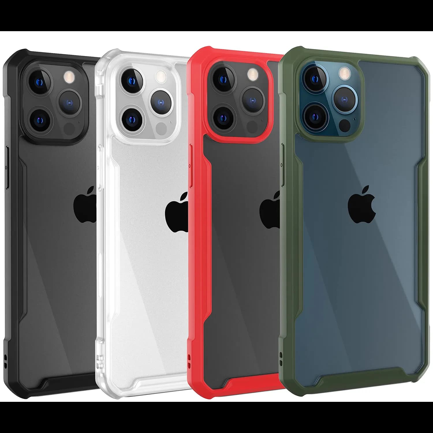 Green House Shockproof Case iPhone 12 Pro Max - TPU Bumper, Clear 1 Green House Shockproof Case iPhone 12 Pro Max - TPU Bumper, Clear 1