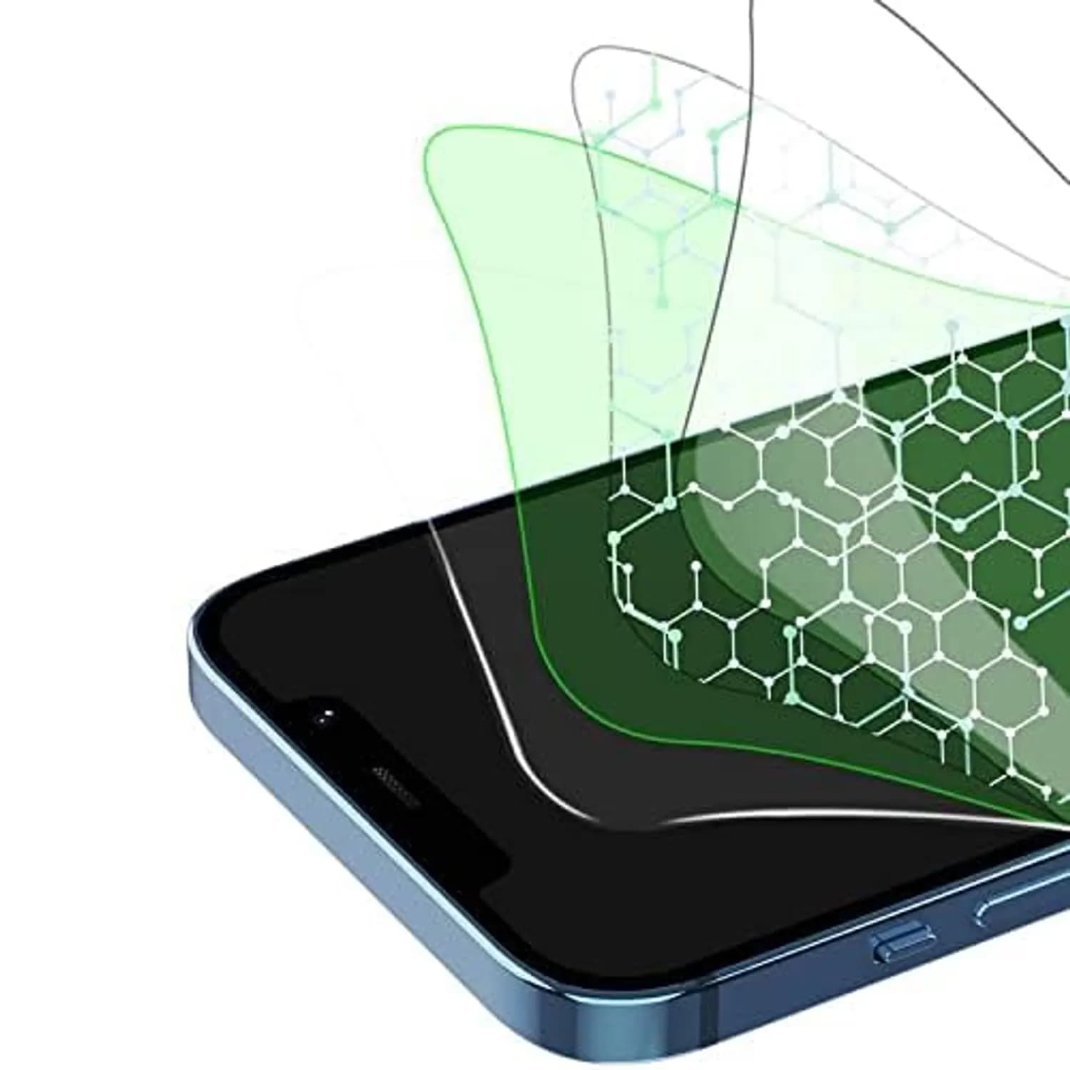 Green Lion Screen Protector iPhone 12 Mini - 360° Nano HD, Clear 4