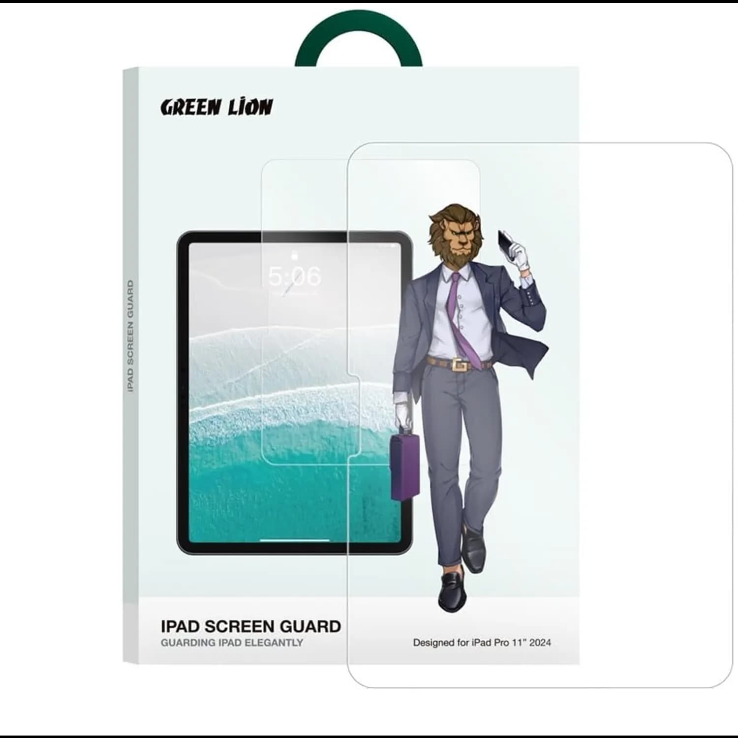 Green Lion Screen Guard iPad Pro 11 Inch - 9H Hardness, Clear 4